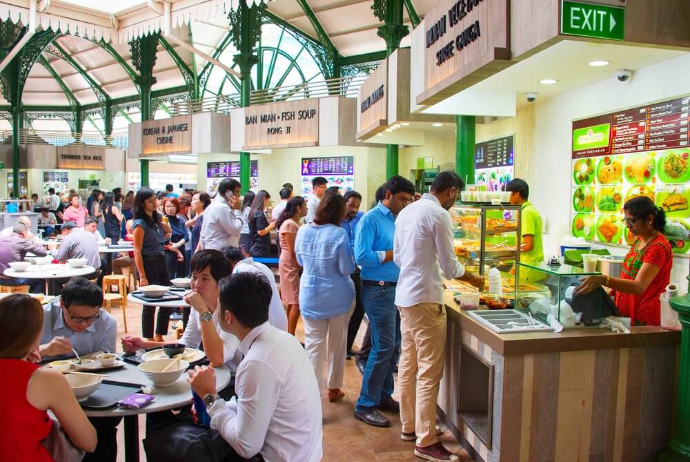 Singapore, food court